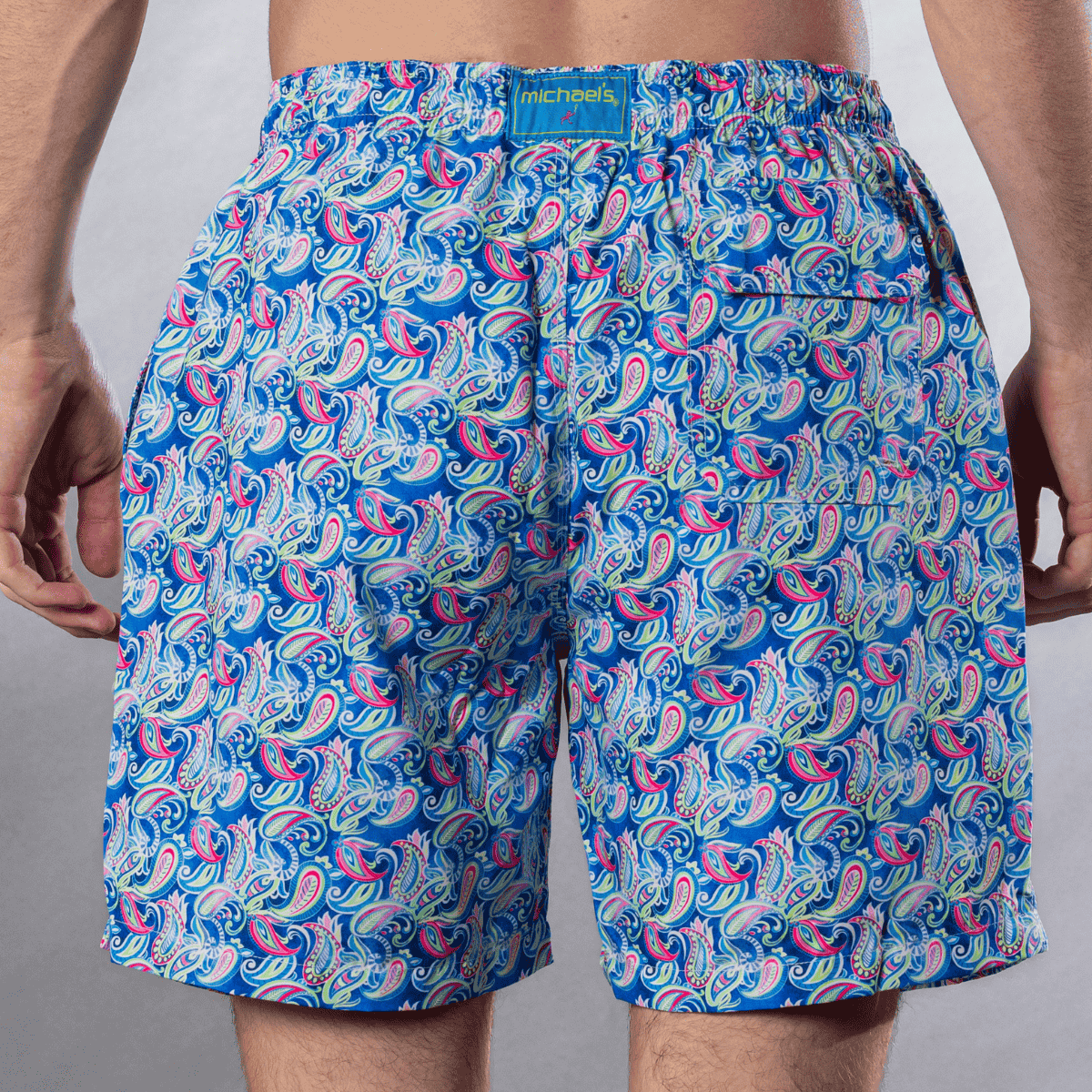 Men's Mesh Liner Swim Trunks - Persian Royal Blue