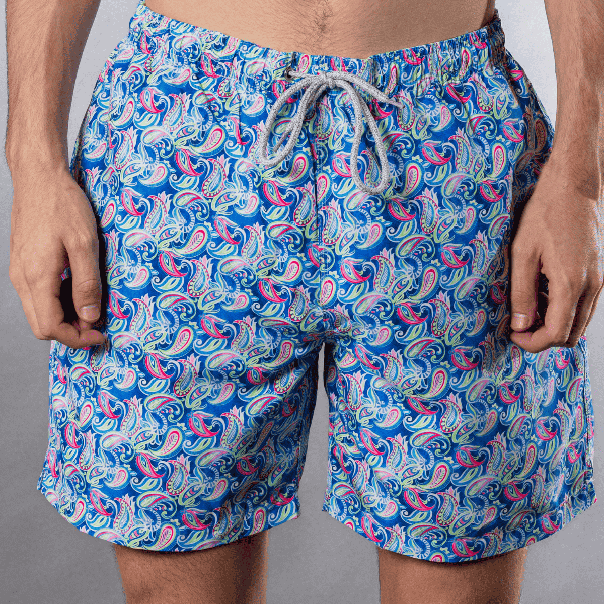 Men's Mesh Liner Swim Trunks - Persian Royal Blue