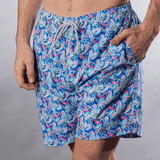 Men's Mesh Liner Swim Trunks - Persian Royal Blue