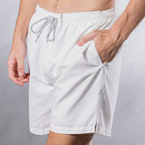 Men's Cyclist Liner Swim Trunks - Solid Printed Linen
