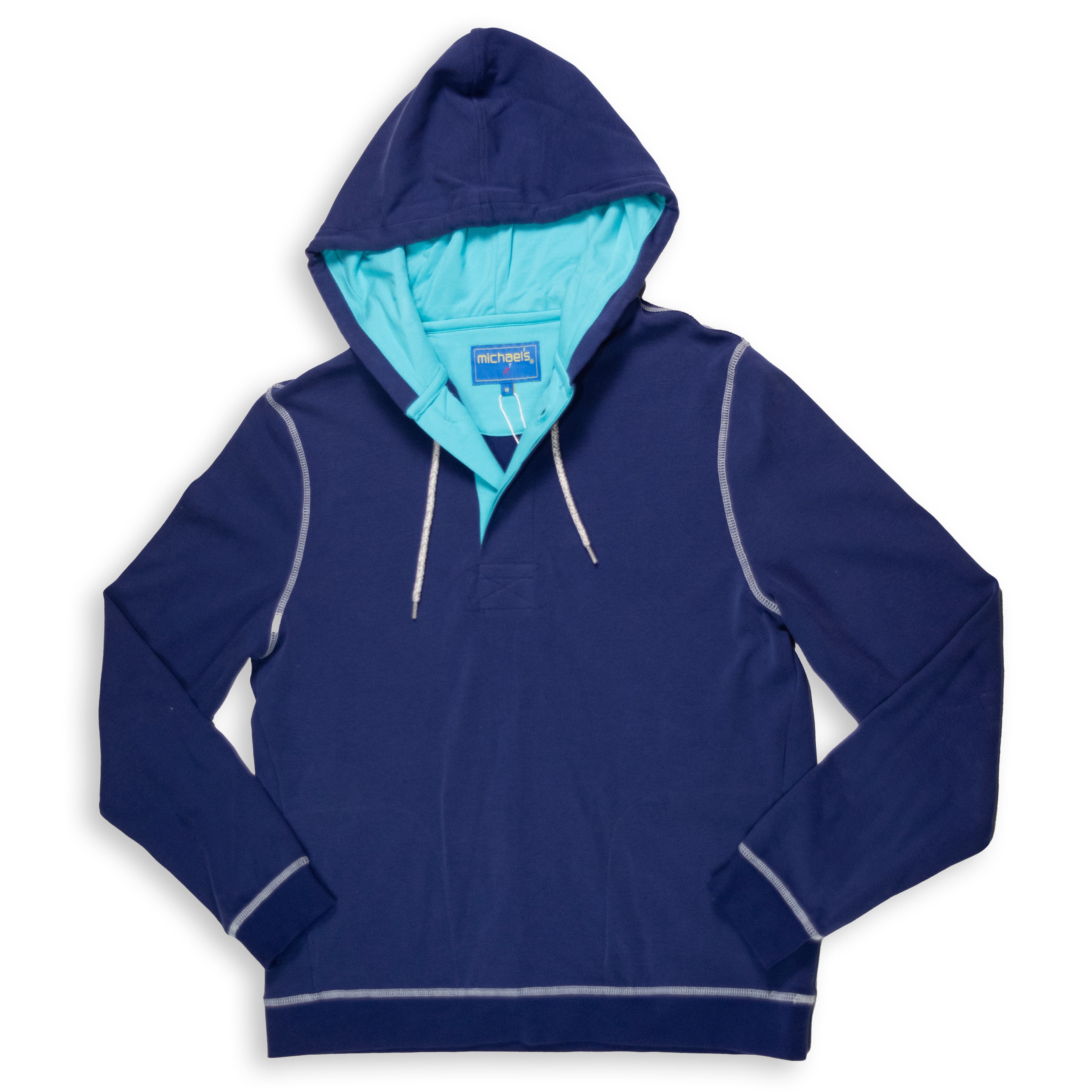 Men's Fleece Rugby Hoodie