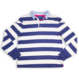 Men's Bar Stripe Long Sleeve Rugby Shirt