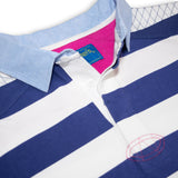 Men's Bar Stripe Long Sleeve Rugby Shirt