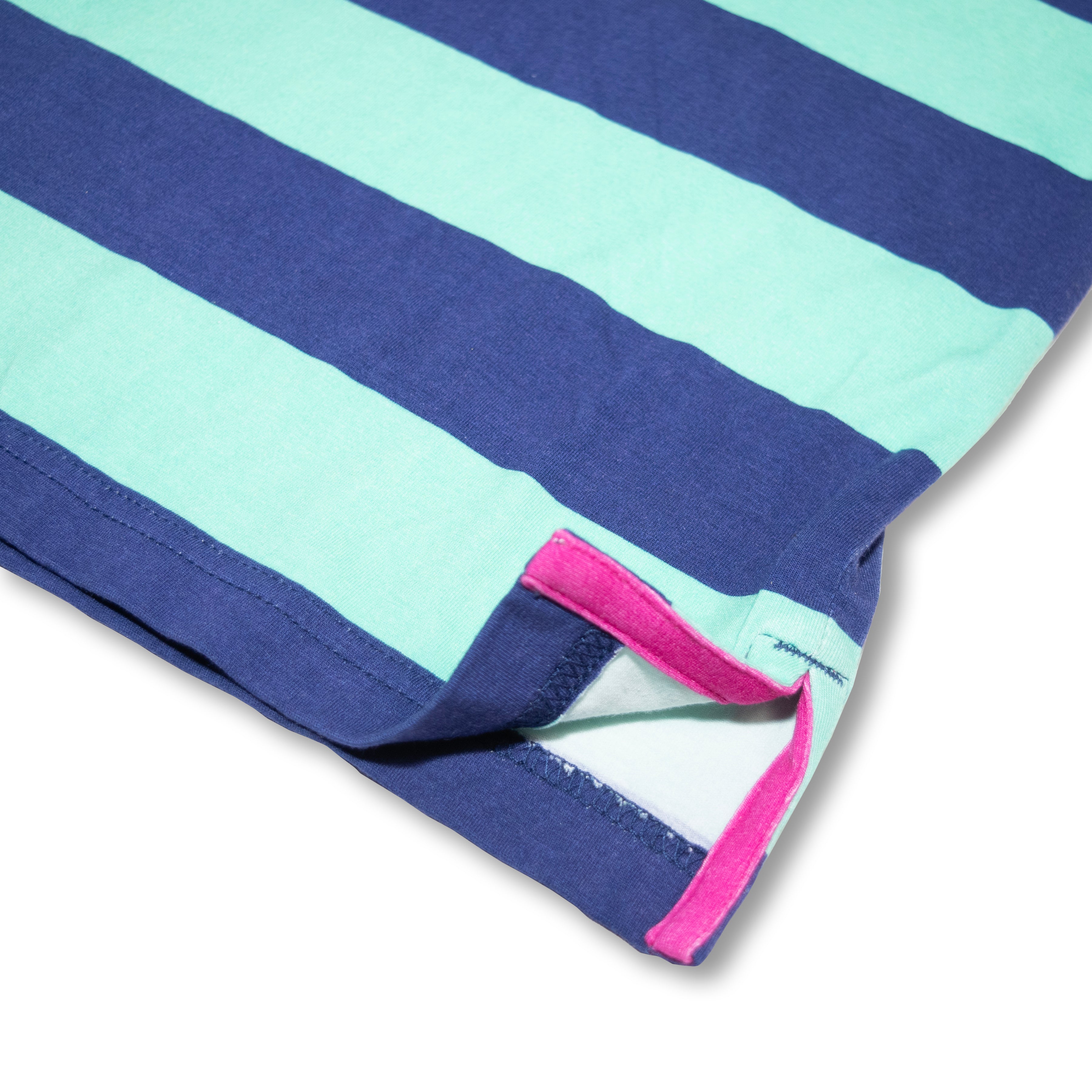 Men's Bar Stripe Long Sleeve Rugby Shirt