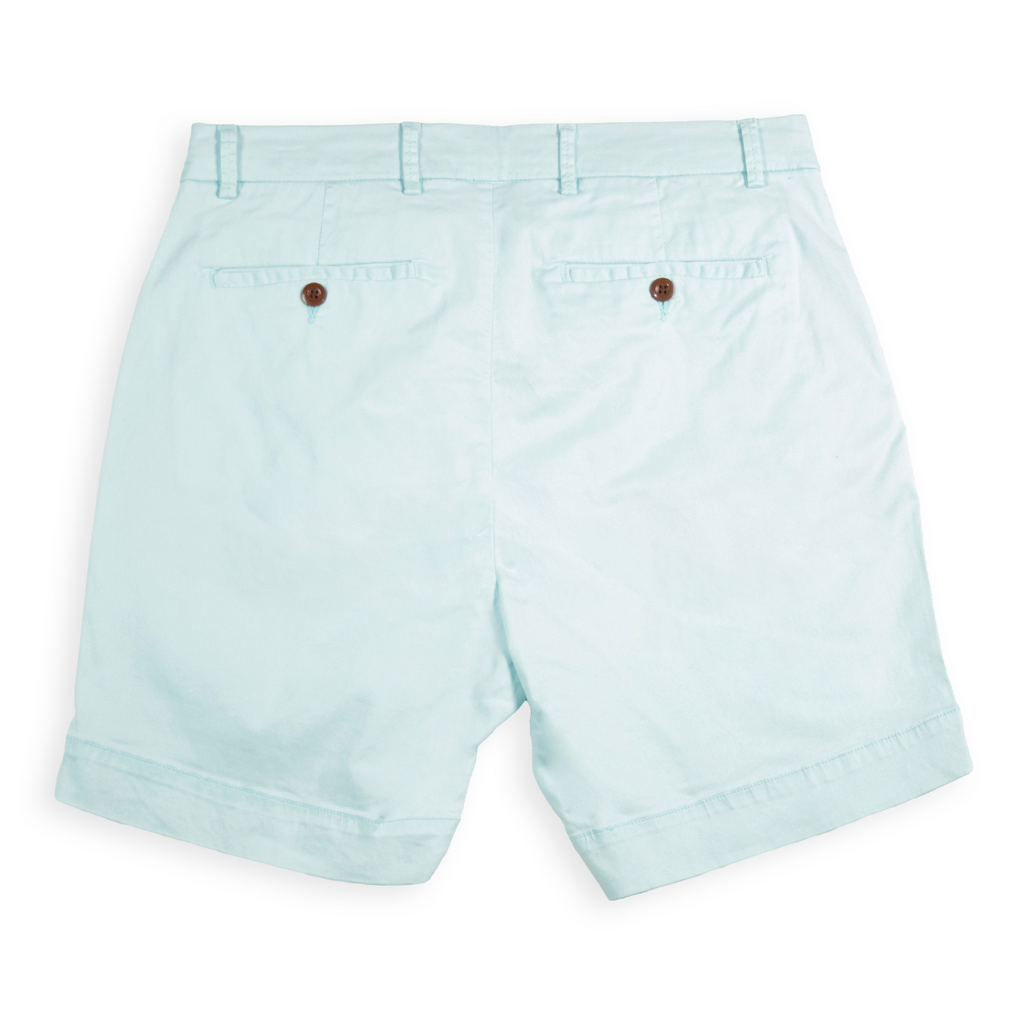 Men's Solid Pima Cotton Stretch Short - Aqua