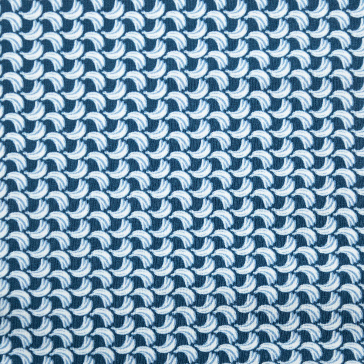 Men's Printed Pima Cotton / Stretch Short Sleeve Shirt - Bananas Navy Blue