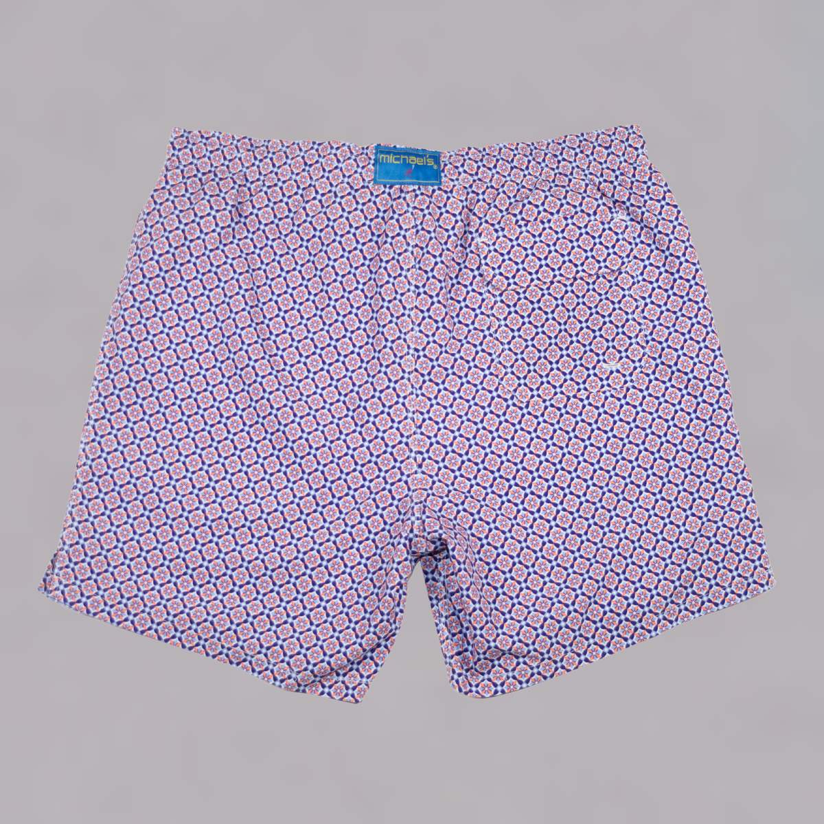 Boy's Cyclist Liner Swim Trunks - Blooming Stars