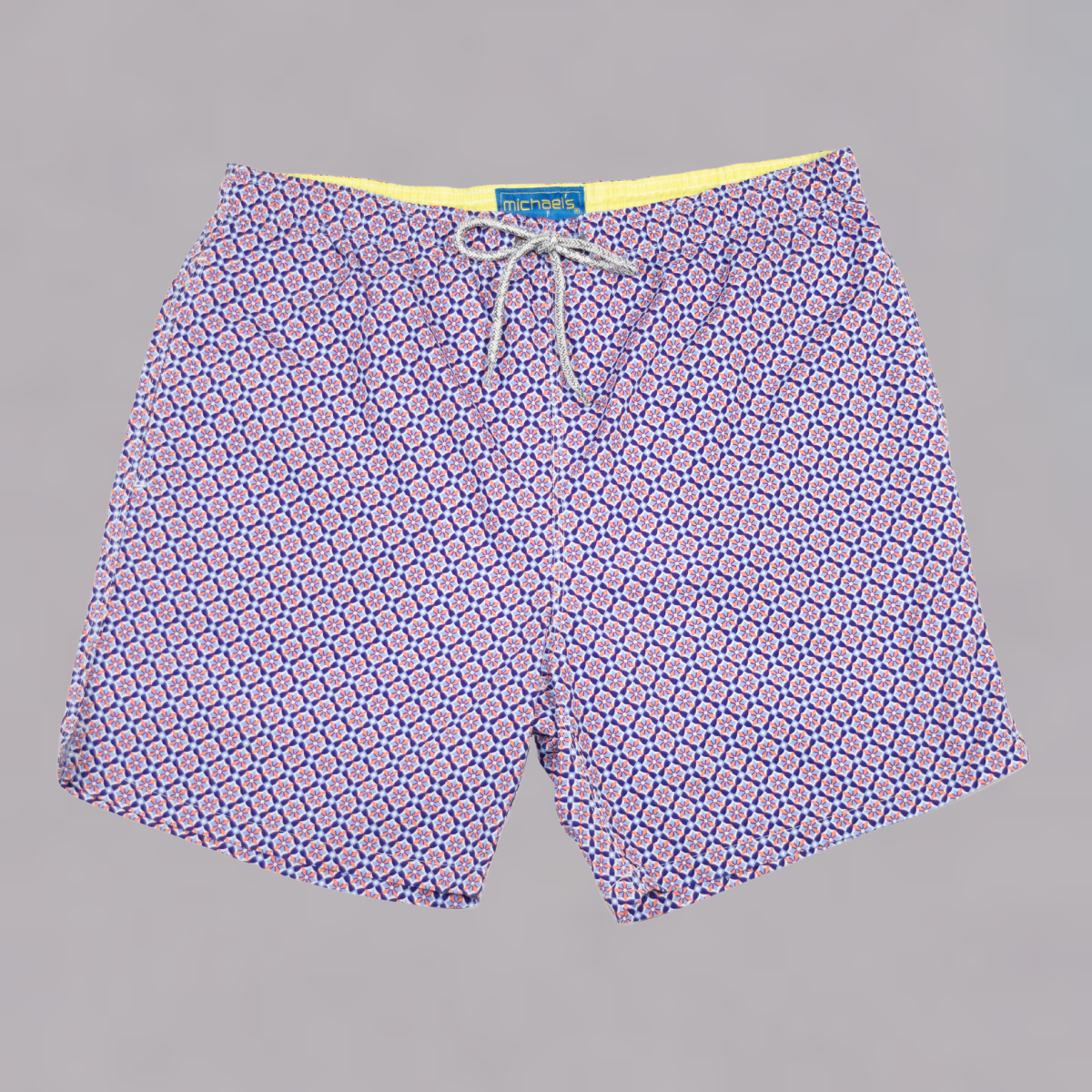 Boy's Cyclist Liner Swim Trunks - Blooming Stars