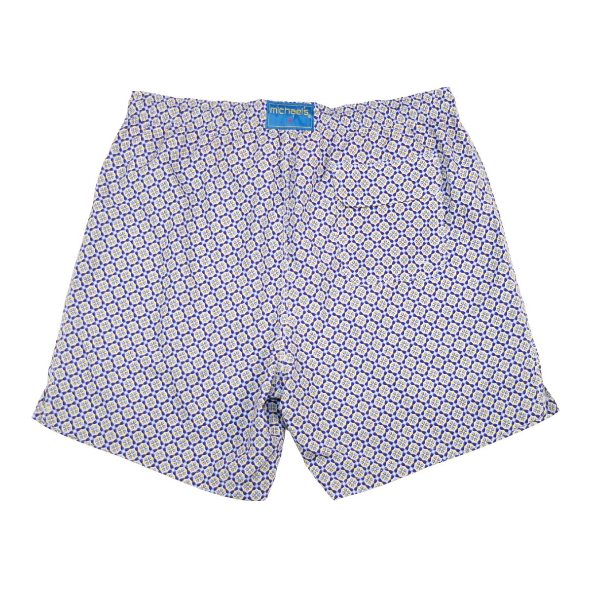 Boy's Cyclist Liner Swim Trunks - Blooming Stars