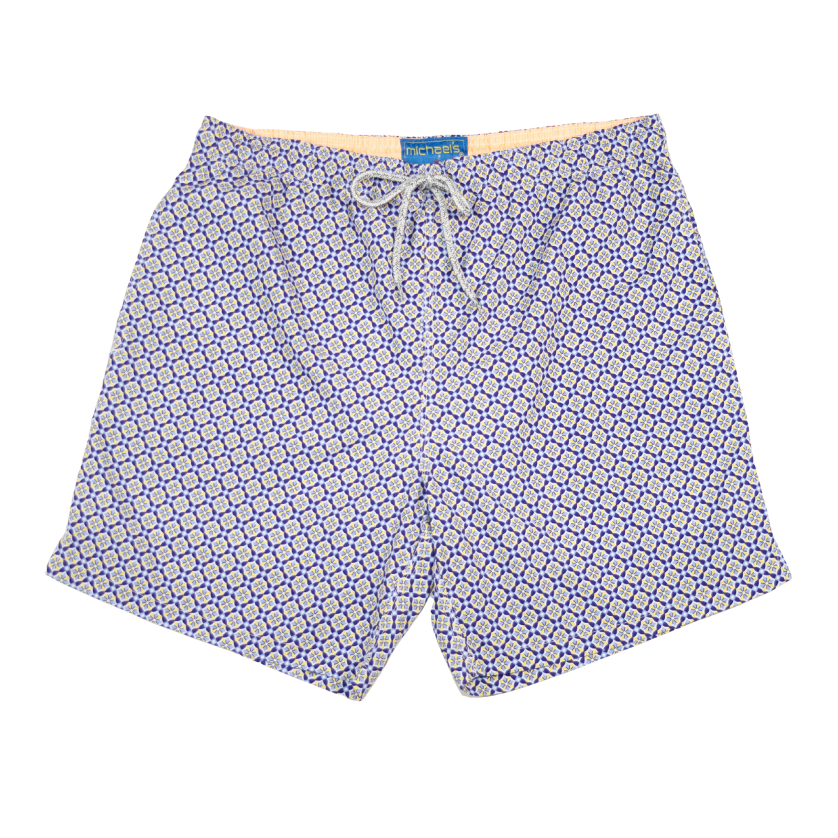 Boy's Cyclist Liner Swim Trunks - Blooming Stars