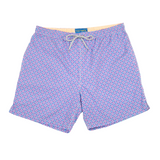 Men's Cyclist Liner Swim Trunks - Blooming Stars