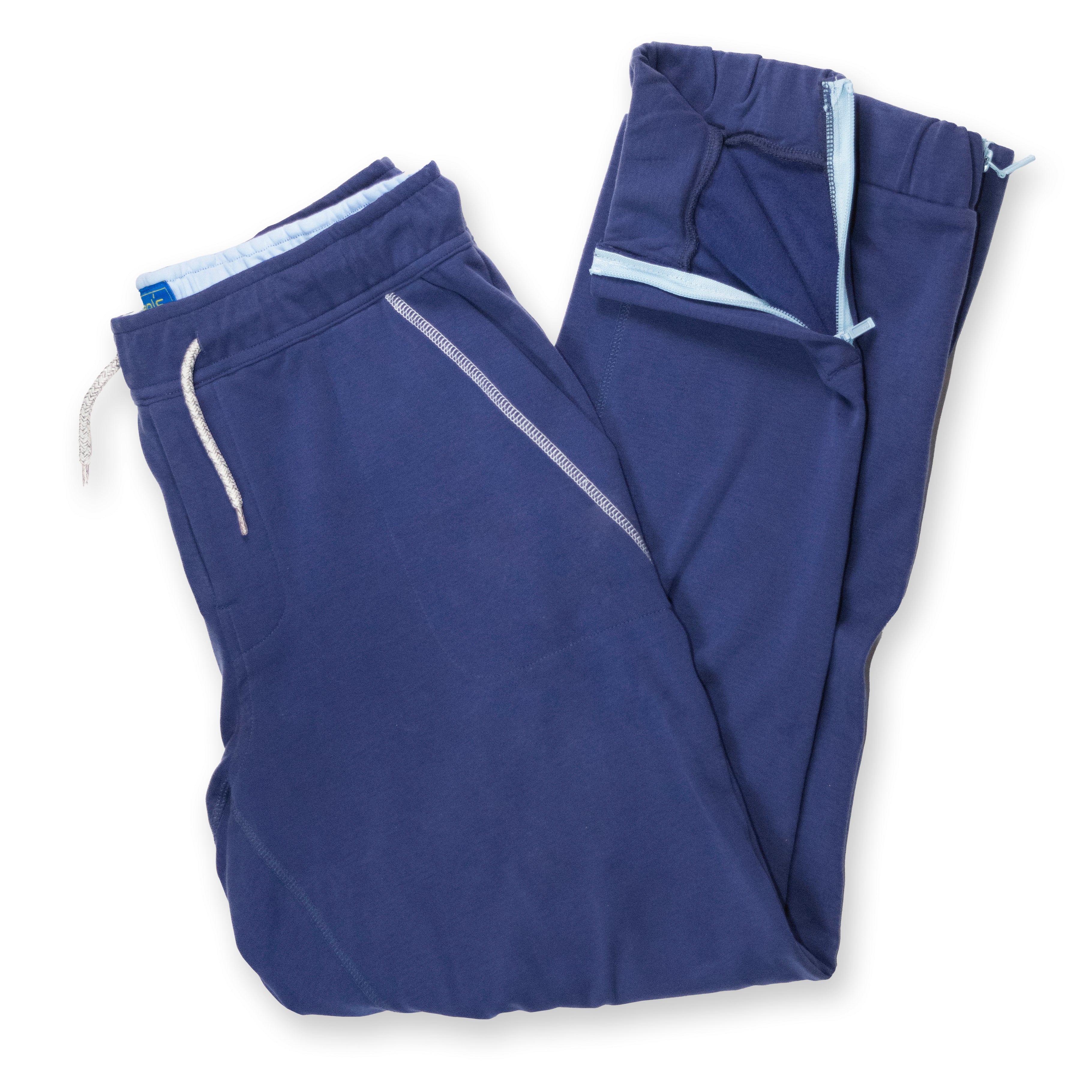 Men's Fleece Zipper Leg Pant