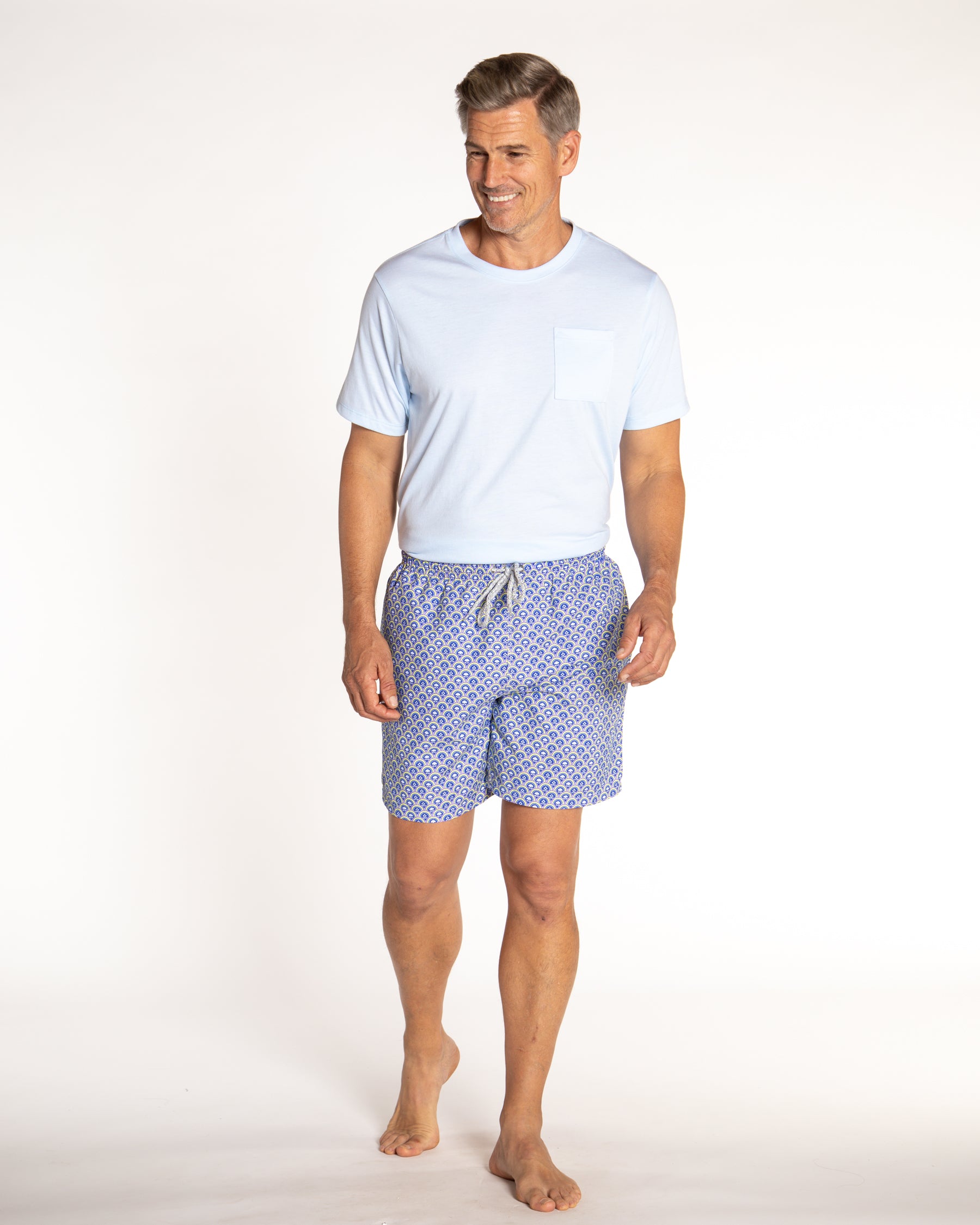 Men's Solid V-Neck T Shirt - White