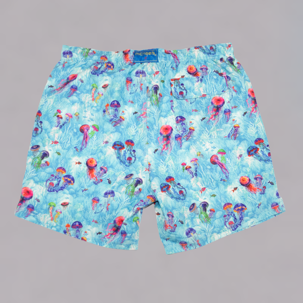 Boy's Cyclist Liner Swim Trunks - Jellyfish