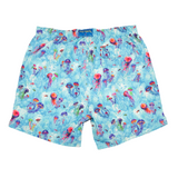 Men's Cyclist Liner Swim Trunks - Jellyfish
