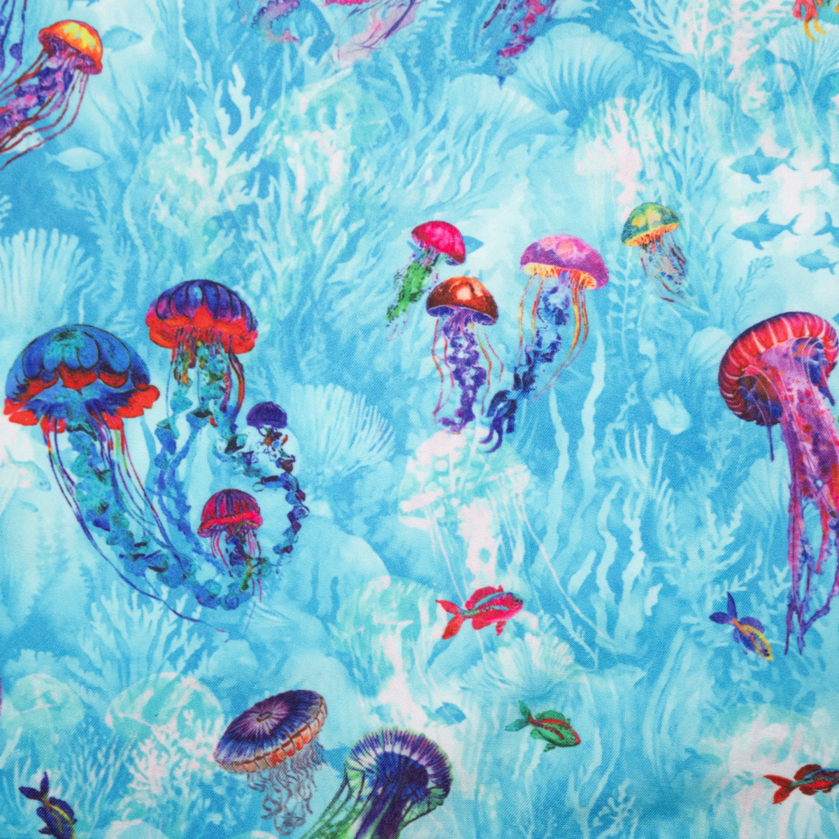 Boy's Cyclist Liner Swim Trunks - Jellyfish