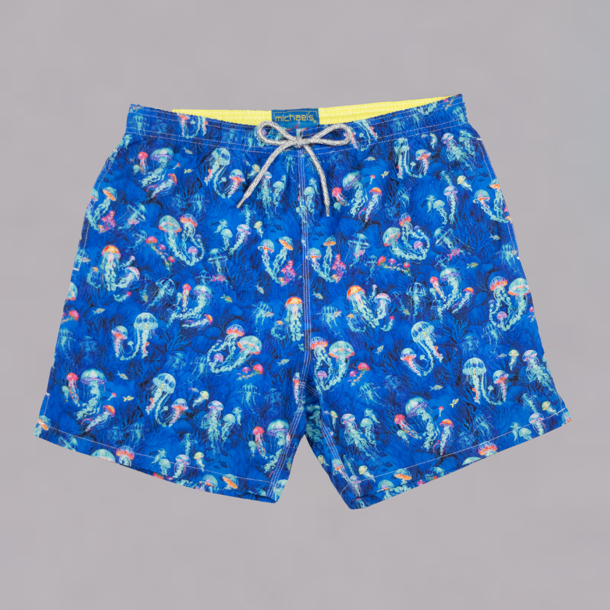 Boy's Cyclist Liner Swim Trunks - Jellyfish