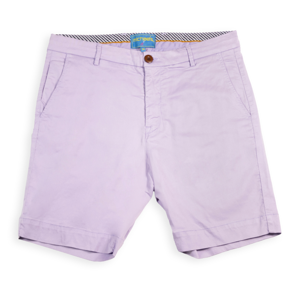 Men's Solid Pima Cotton Stretch Short - Lavender