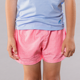 Boy's Cyclist Liner Swim Trunks - Solid Printed Linen