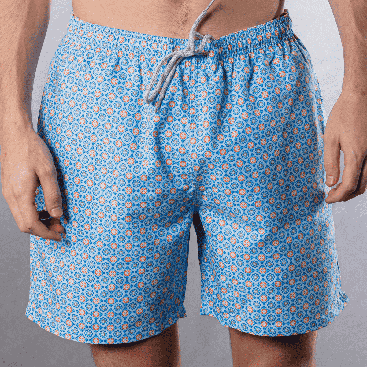 Men's Mesh Liner Swim Trunks - Medallion