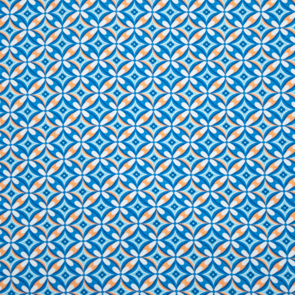 Men's Printed Pima Cotton / Stretch Long Sleeve Shirt - Mosaic