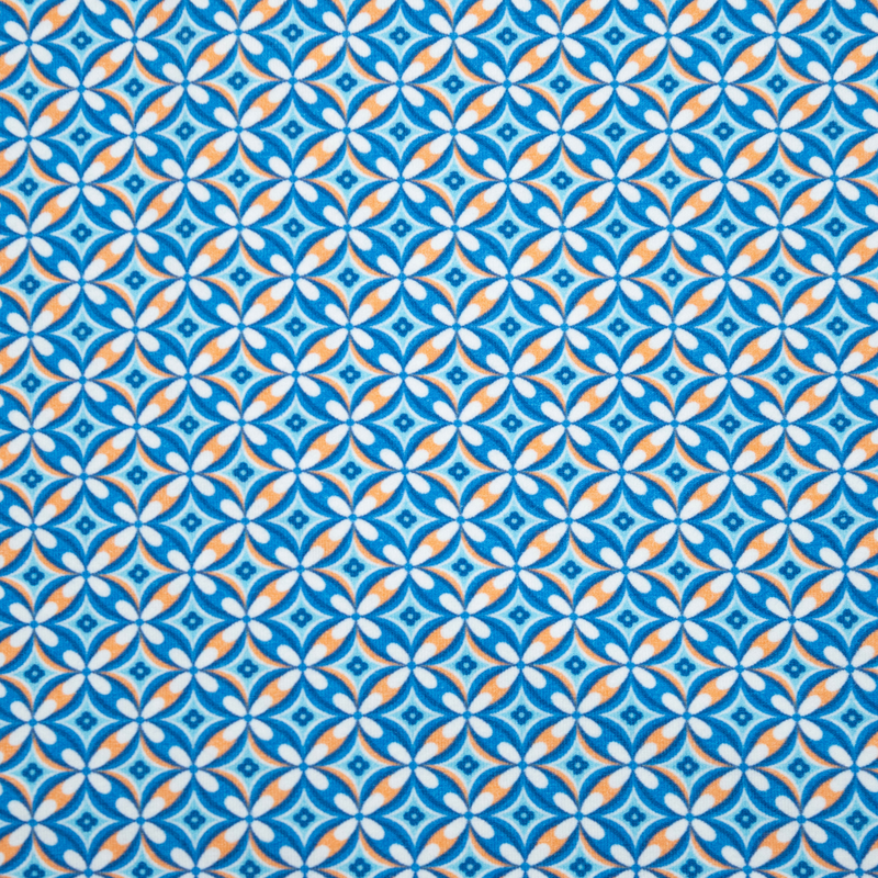 Men's Printed Pima Cotton / Stretch Long Sleeve Shirt - Mosaic