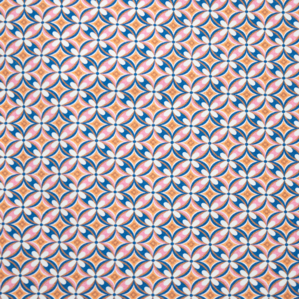 Men's Printed Pima Cotton / Stretch Long Sleeve Shirt - Mosaic