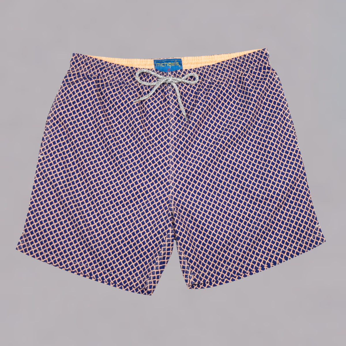 Boy's Cyclist Liner Swim Trunks - Nautical Mesh