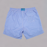 Boy's Cyclist Liner Swim Trunks - Nautical Mesh