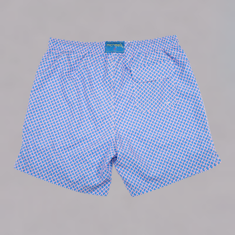Boy's Cyclist Liner Swim Trunks - Nautical Mesh