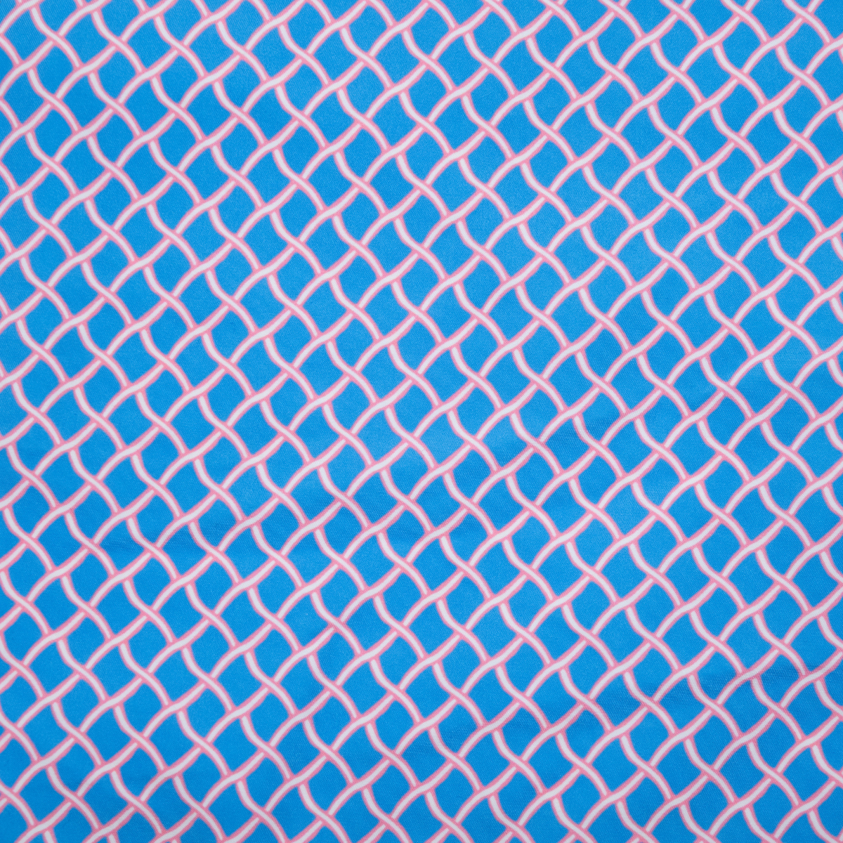 Men's Mesh Liner Swim Trunks - Nautical Mesh Turquoise/Coral