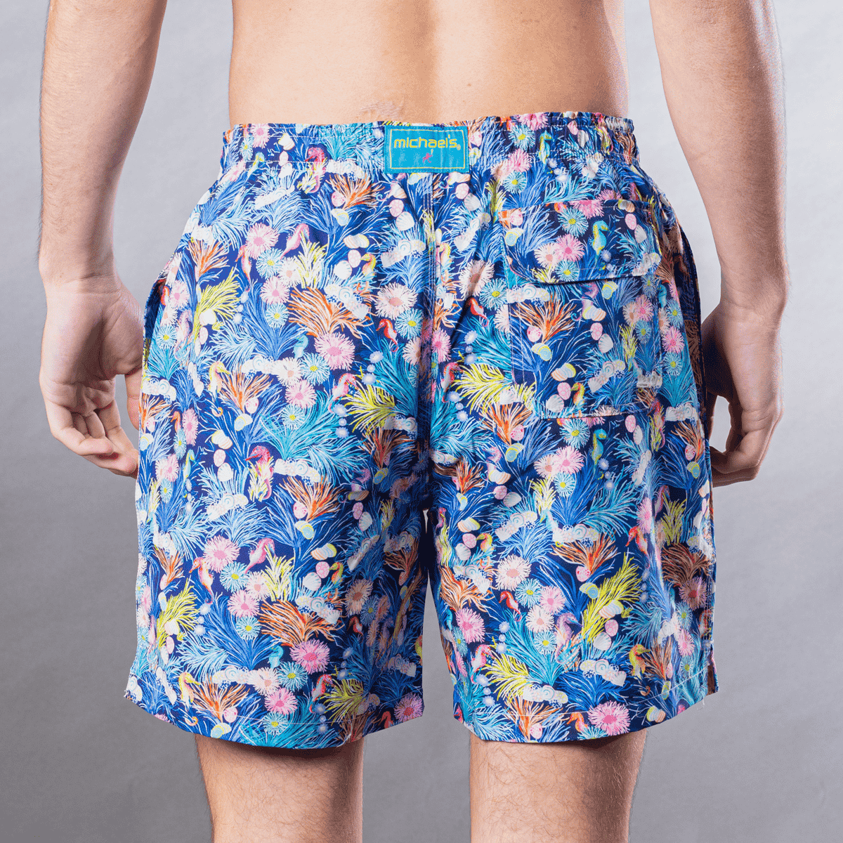 Men's Swim Trunks - New Seahorses