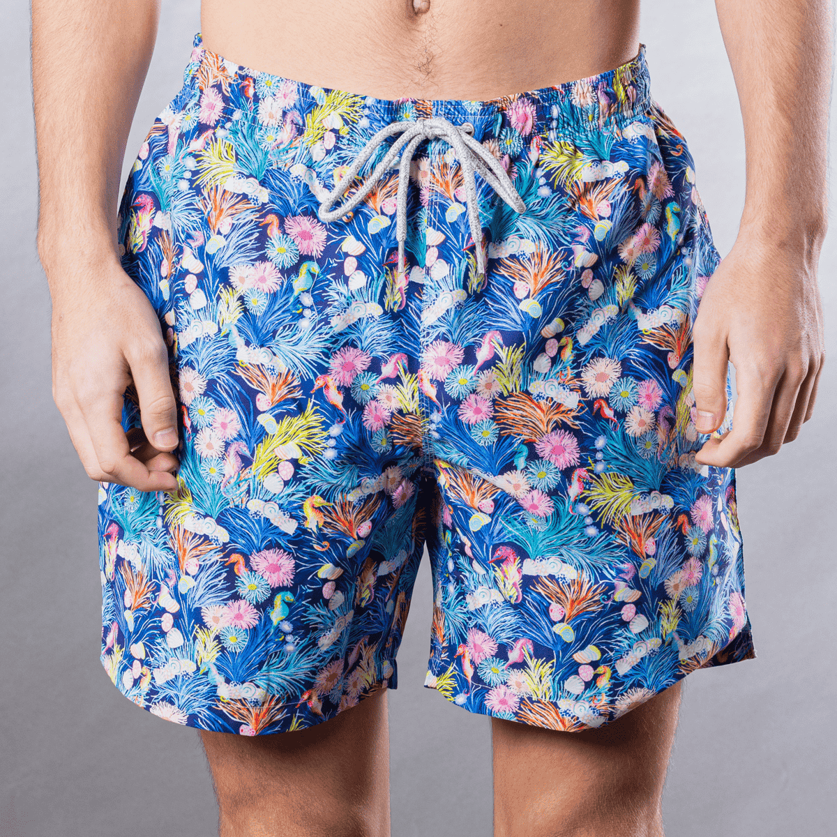 Men's Swim Trunks - New Seahorses