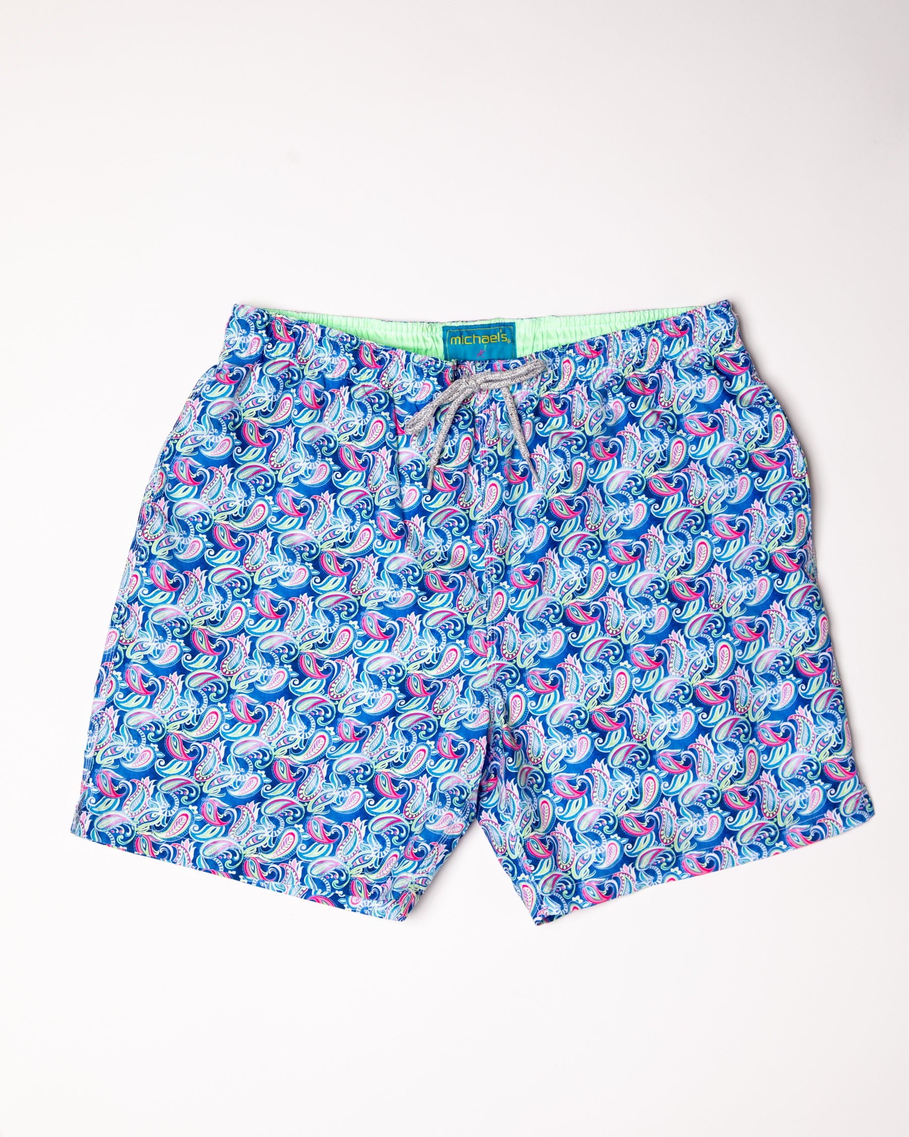 Men's Cyclist Liner Swim Trunks - Persian Royal