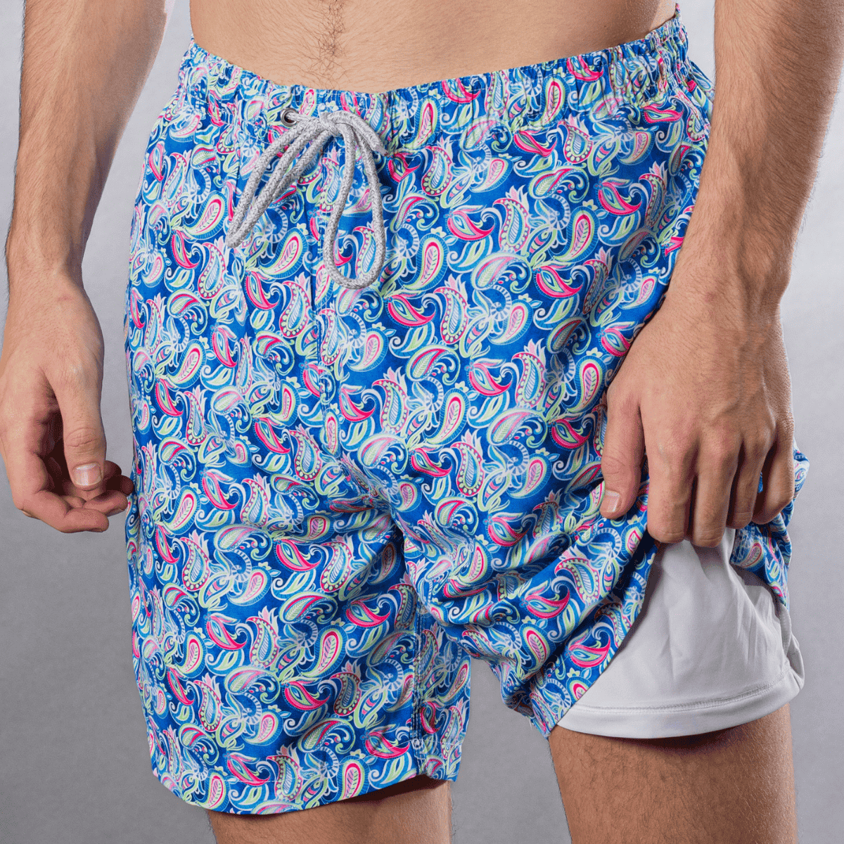 Men's Swim Trunks - Persian Royal Blue