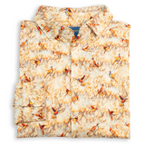 Men's Printed Pima Cotton / Stretch Long Sleeve Shirt - Pheasants Multicolored