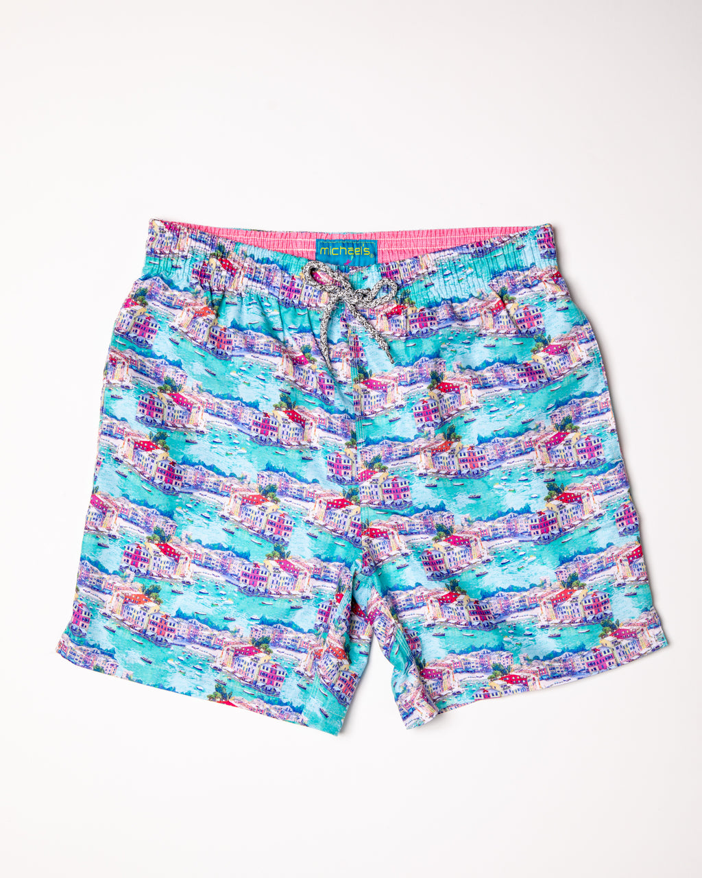 Men's Mesh Liner Swim Trunks - Portofino Multicolored