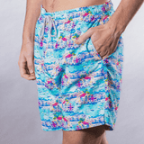 Men's Mesh Liner Swim Trunks - Portofino Multicolored