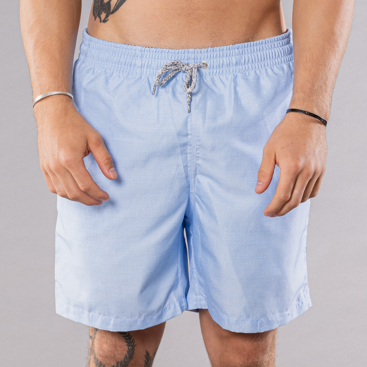 Men's Swim Trunks - Solid Linen