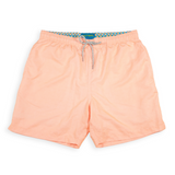 Boy's Cyclist Liner Swim Trunks - Solid Printed Linen