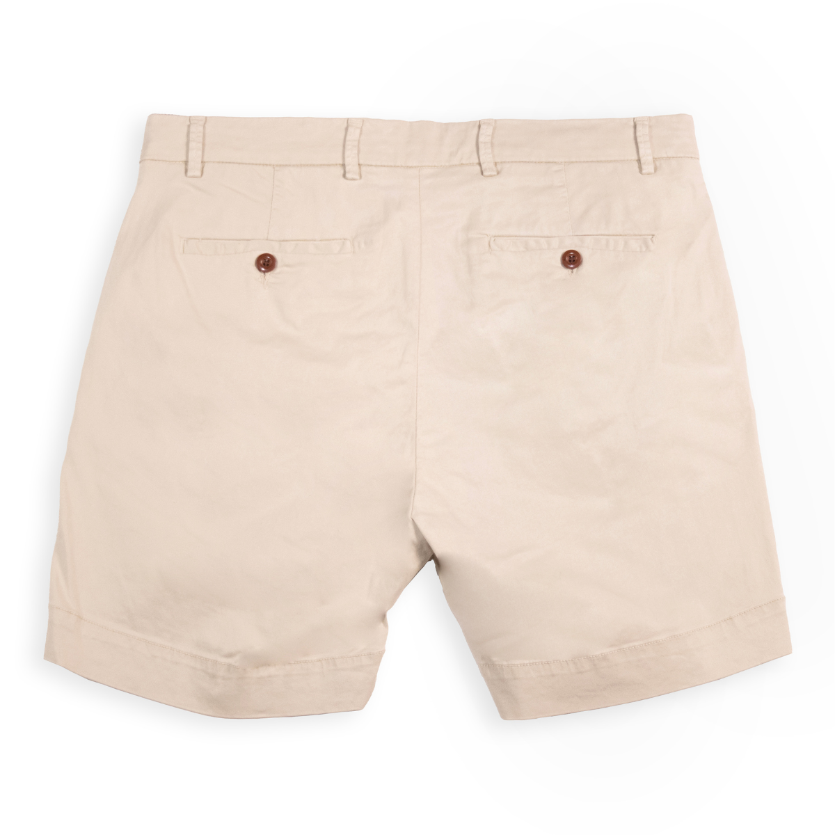 Men's Solid Pima Cotton Stretch Short - Stone
