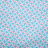 Boy's Cyclist Liner Swim Trunks - Supernova Turquoise/Pink