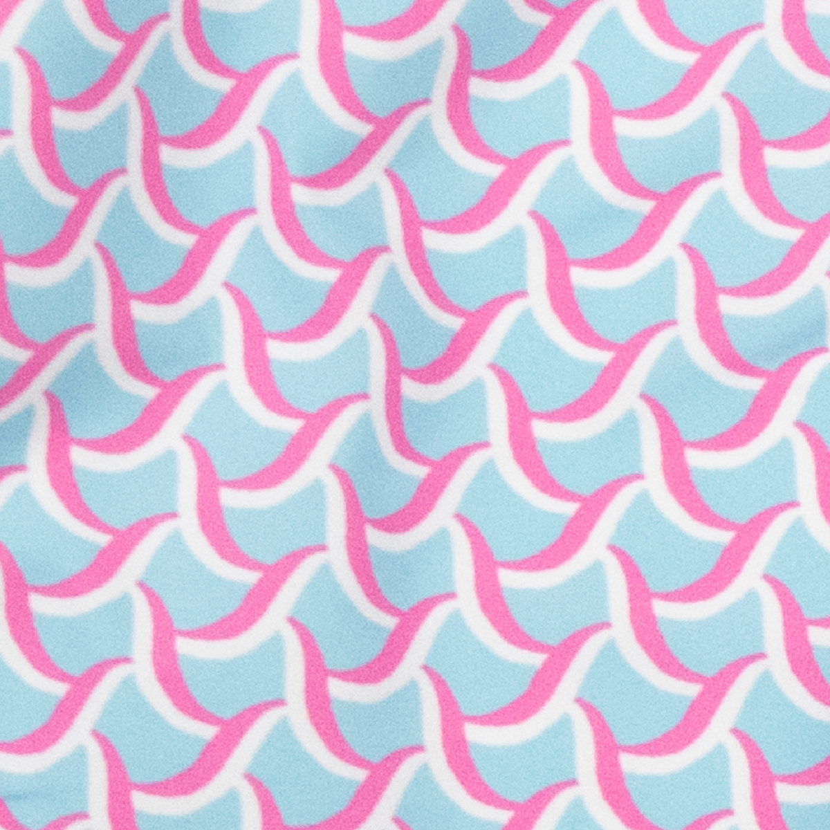 Boy's Cyclist Liner Swim Trunks - Swirl Print