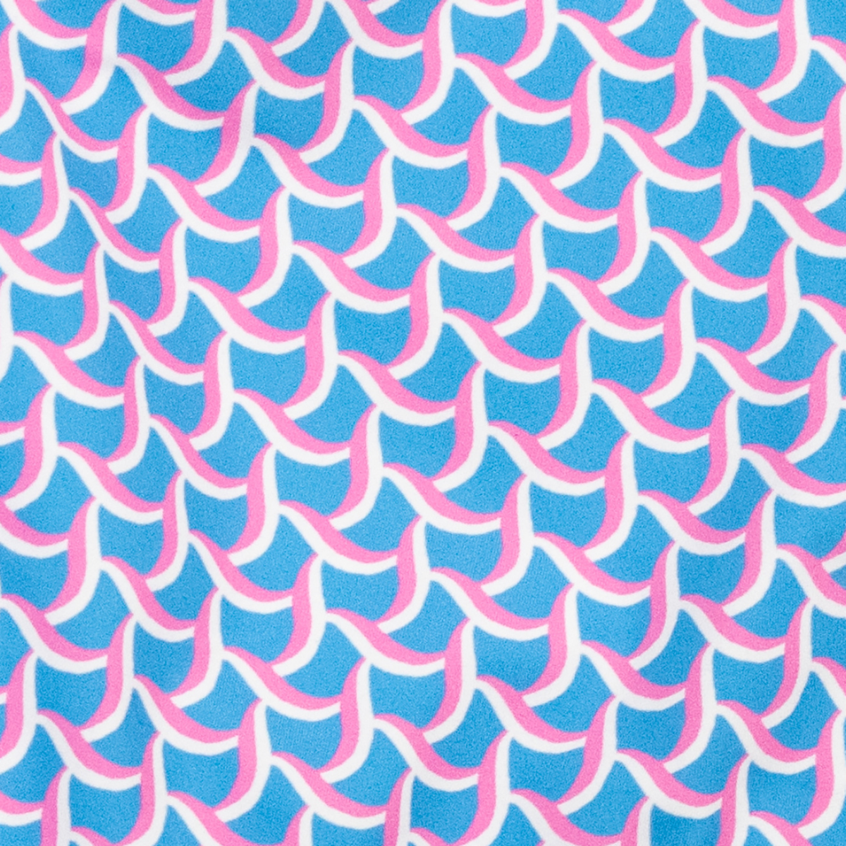 Boy's Cyclist Liner Swim Trunks - Swirl Print