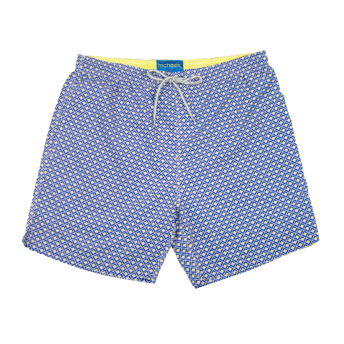 Men's Cyclist Liner Swim Trunks - Tulips