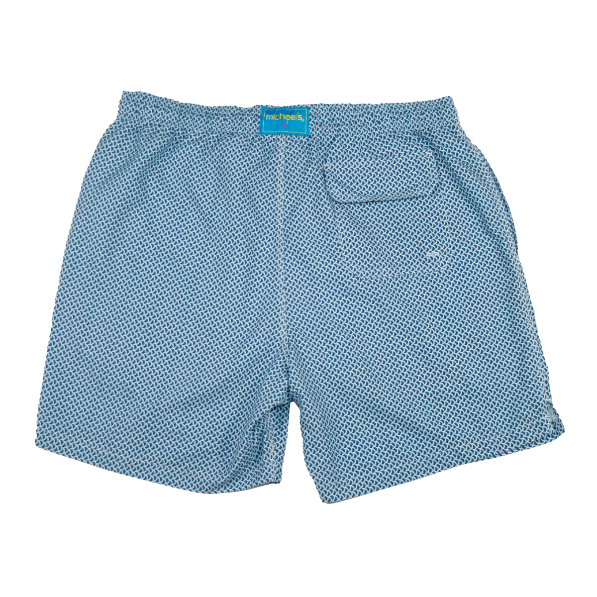 Men's Swim Trunks - Wave Print