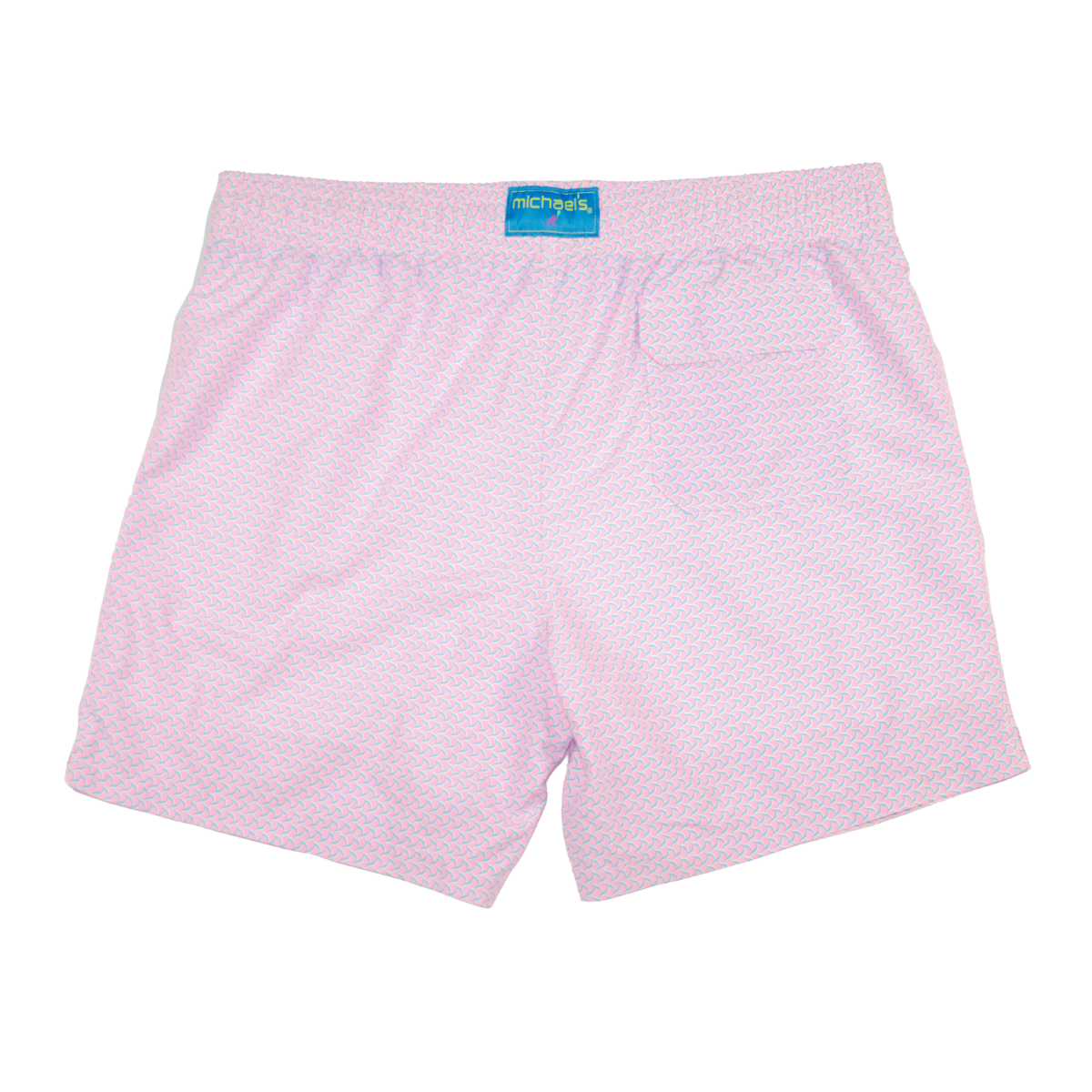 Men's Cyclist Liner Swim Trunks - Wave Print