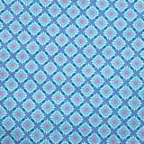 Men's Cyclist Liner Swim Trunks - Windmills Turquoise/Coral