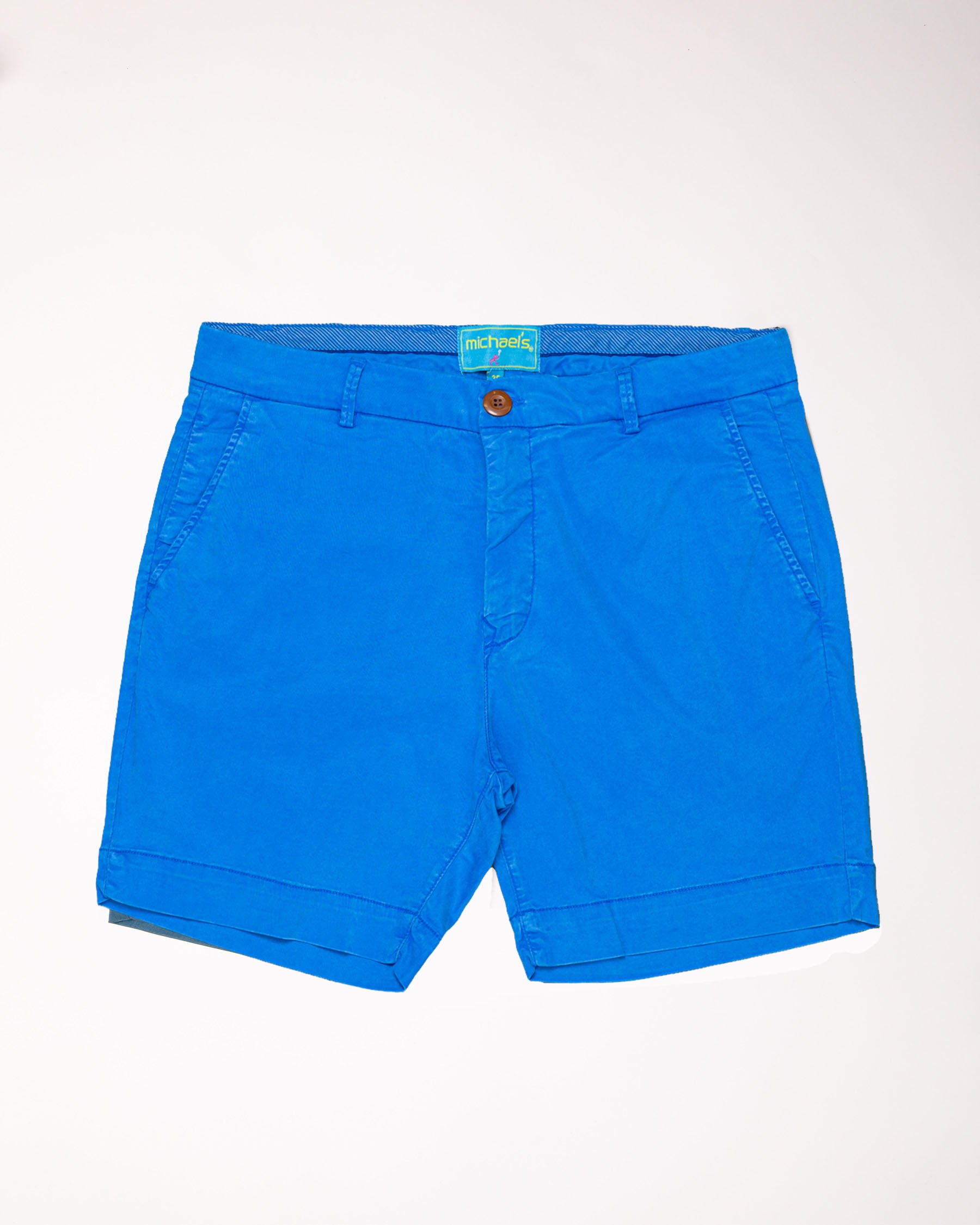Solid Pima Cotton Stretch Short - Royal Blue