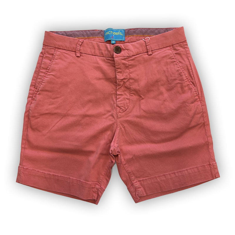 Men&#39;s pima cotton/stretch shorts in nantucket red